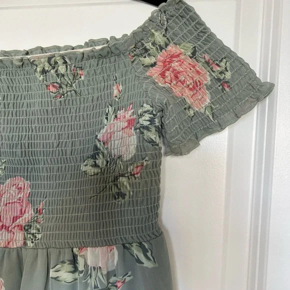 Show Me Your Mumu Dolly Smocked Dress in Sweetheart Sage - Picture 10 of 16